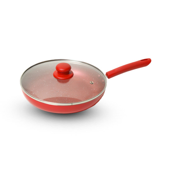 FRY PAN ASAL NON STICK 26 CM WITH GLASS LID