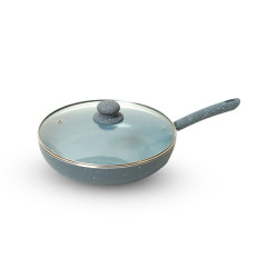 FRY PAN ASAL NON STICK 28 CM WITH GLASS LID